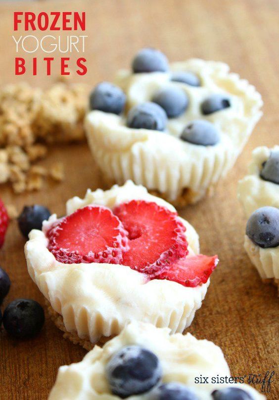 FROZEN YOGURT BITES Easy Food Recipes