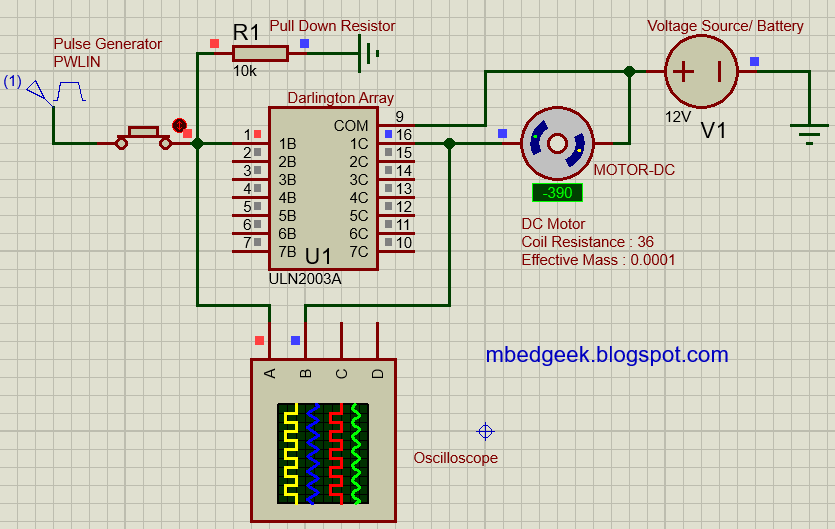 2003 микросхема схема подключения Electronics and Embedded Systems, Microcontrollers, Arduino: ULN2003A Darlington