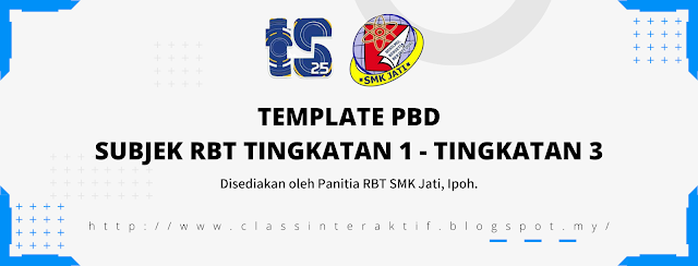 TEMPLATE PBD SUBJEK RBT TINGKATAN 1  TINGKATAN 3  Kelas Interaktif