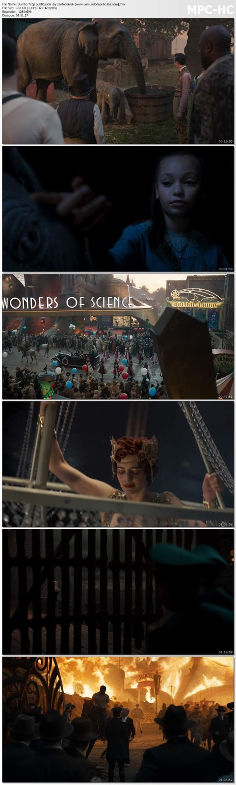 Capturas de la película.