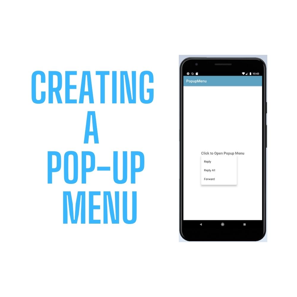 Creating a pop-up menu in Android Studio(Java)