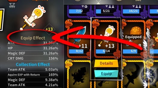 Lucid Adventure: Idle RPG Equip Effects