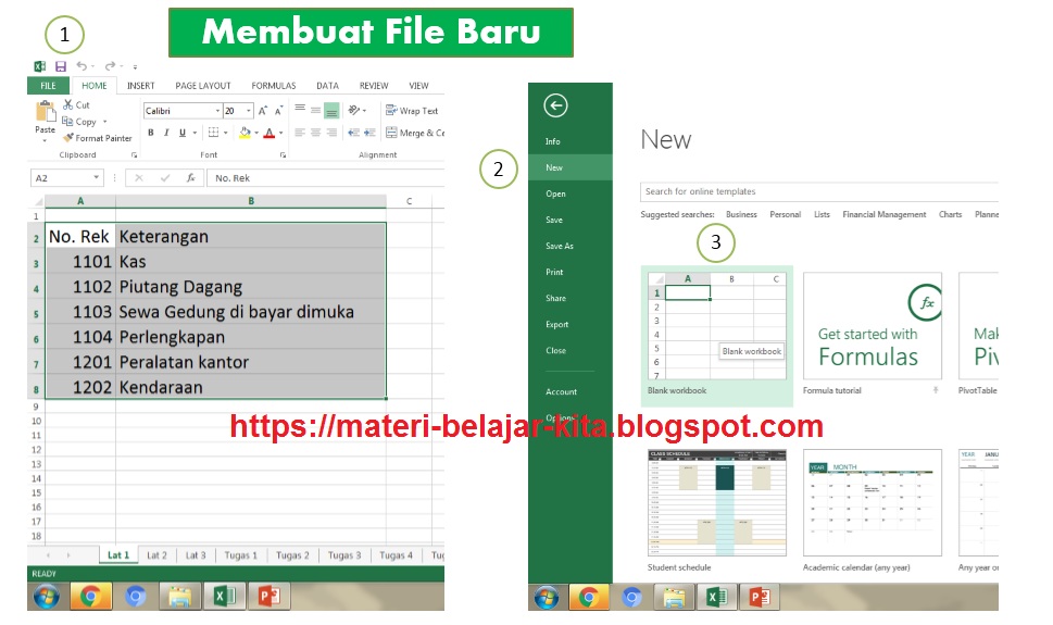 Cara Mengoperasikan Paket program Pengolah Angka