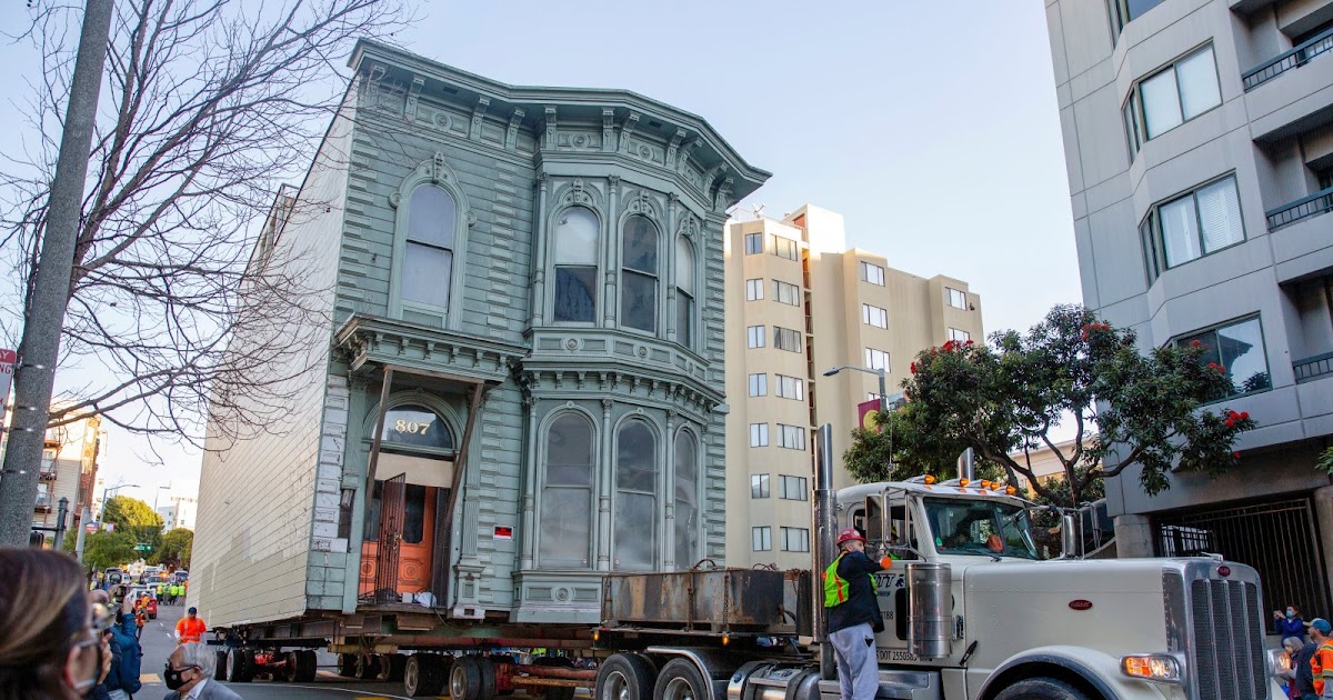 Asi Se Traslada Una Casa De 139 Anos Por Las Calles De San Francisco