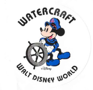 Retired Walt Disney World Watercraft Mickey Sticker
