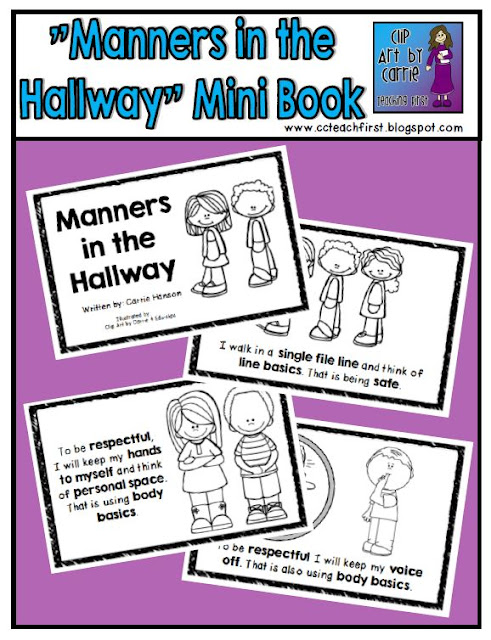 clip-art-by-carrie-teaching-first-manners-in-the-hallway-mini-book