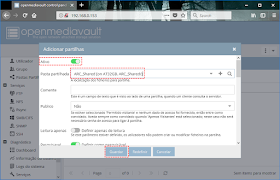 Adicionar compartilhamento Adicionar compartilhamento