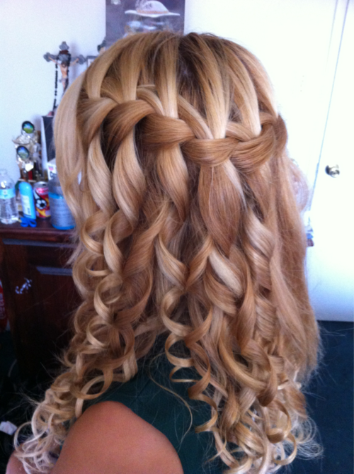 Homecoming Hairstyles With Braids And Curls