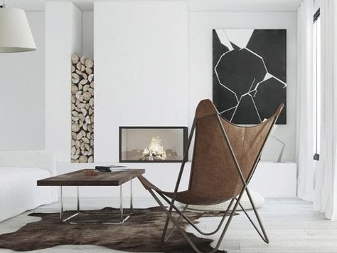 HomeDecor: The Leather Butterfly Chair