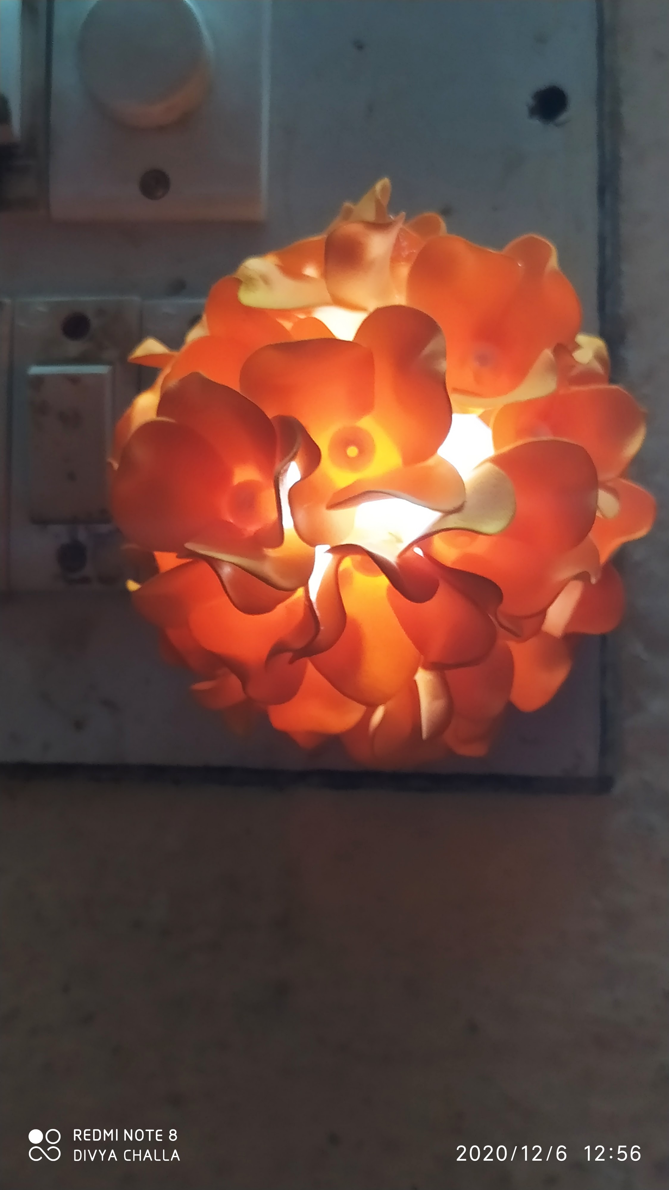 RV Handmade Crafts Dazzling Handmade Foam flowers for Bed Lights for