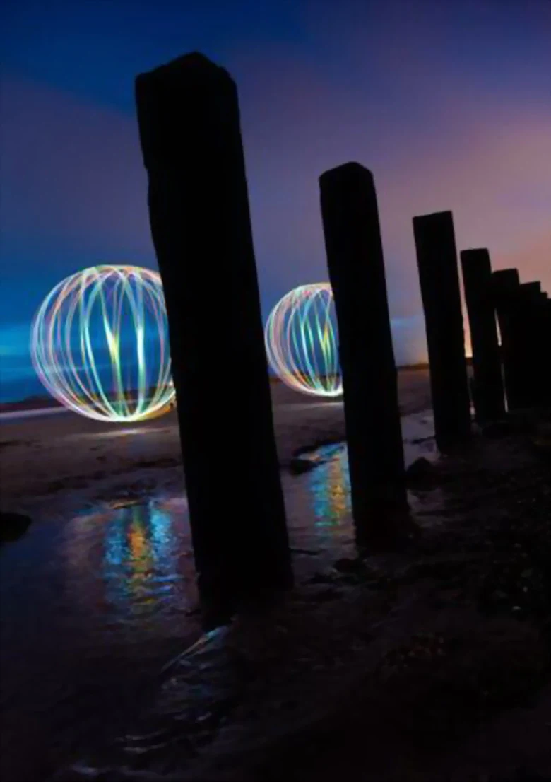 David Gilliver 1979 | Scottish Psychadelic Light painter