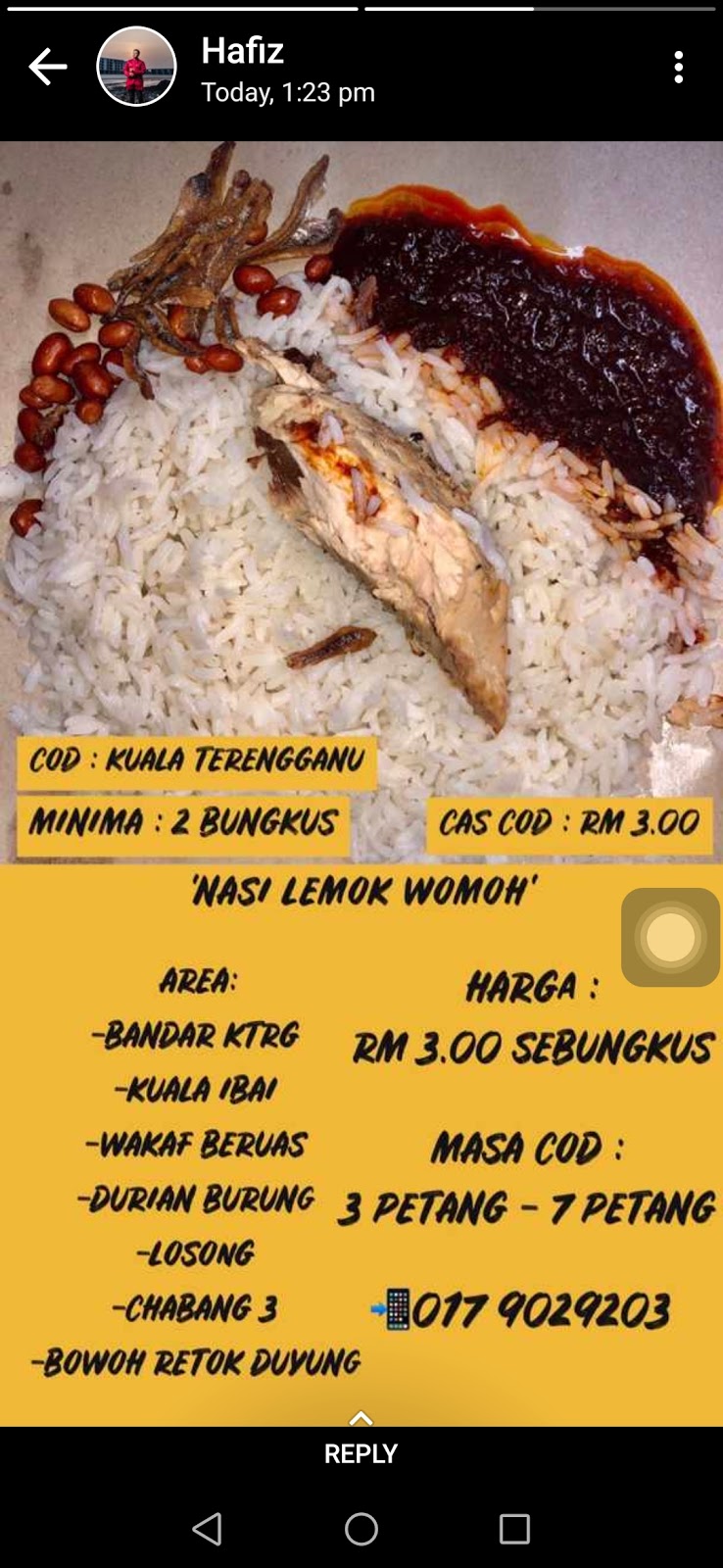 Nasi Lemak Womoh Kuala Terengganu