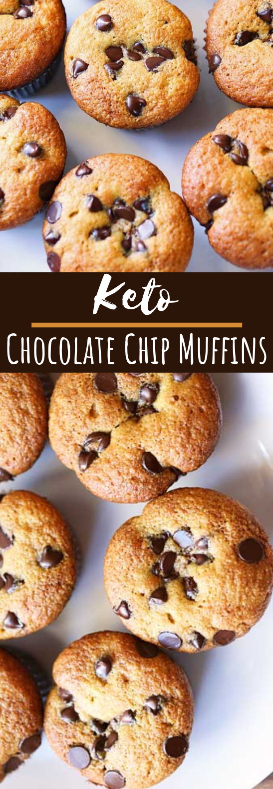 Keto Chocolate Chip Muffins #keto #breakfast