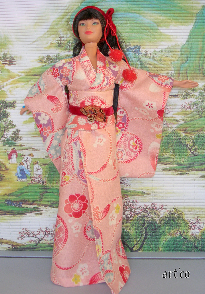 Art'co KIMONO POUR POUPÉE BARBIE