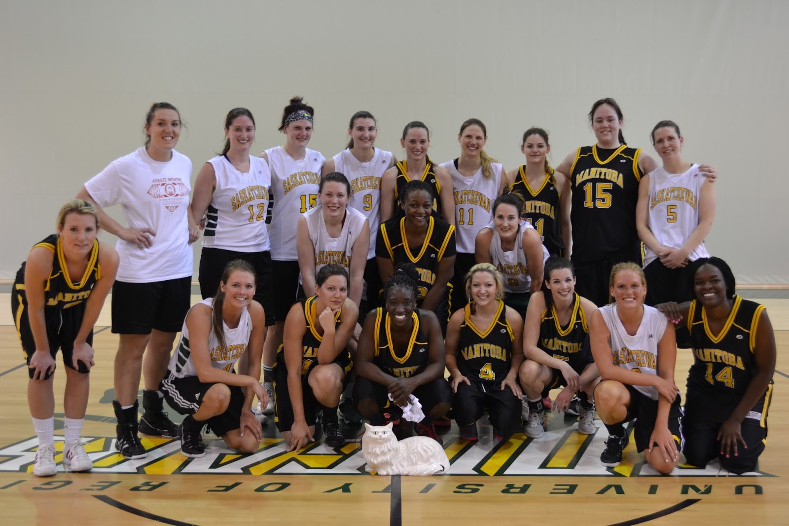 Manitoba Splits with Saskatchewan in Battle of the Border Basketball