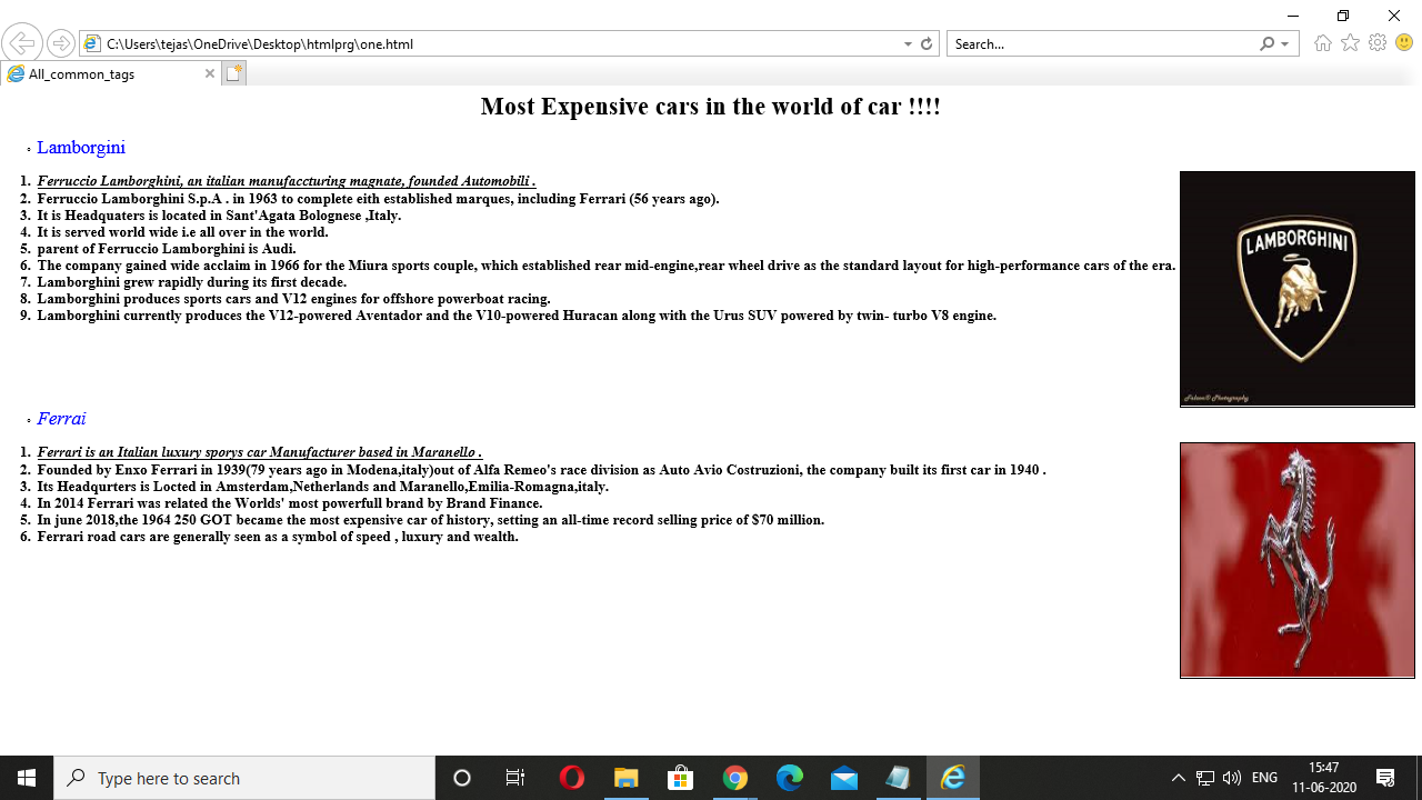 design webpage using basic html tags