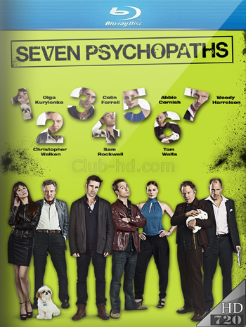 Seven Psychopaths (2012) m-720p Dual Latino-Inglés [Subt. Esp] (Thriller. Comedia)
