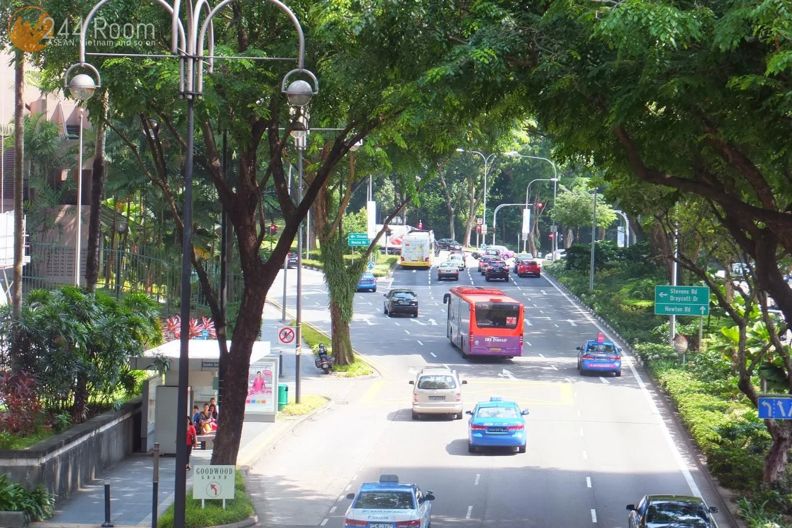シンガポールの大通り　Avenue-sigapore