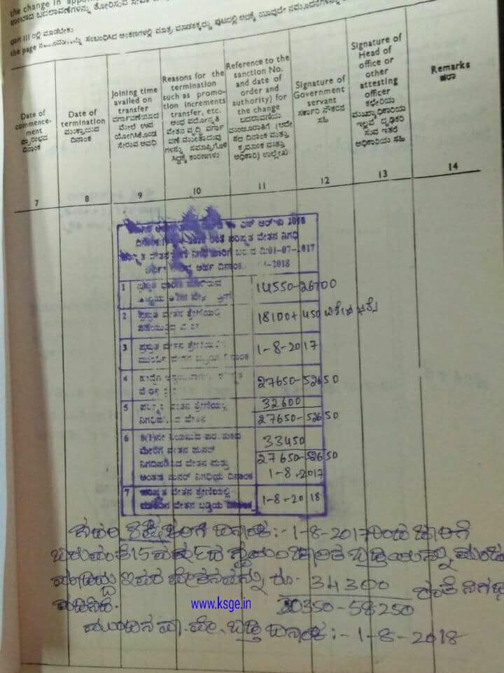 Each of the entries mentioned in the Wage Service book which was