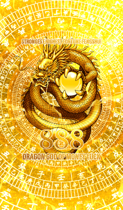Dragon god of money luck 888