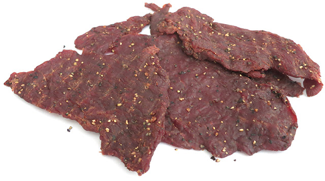 black pepppered beef jerky