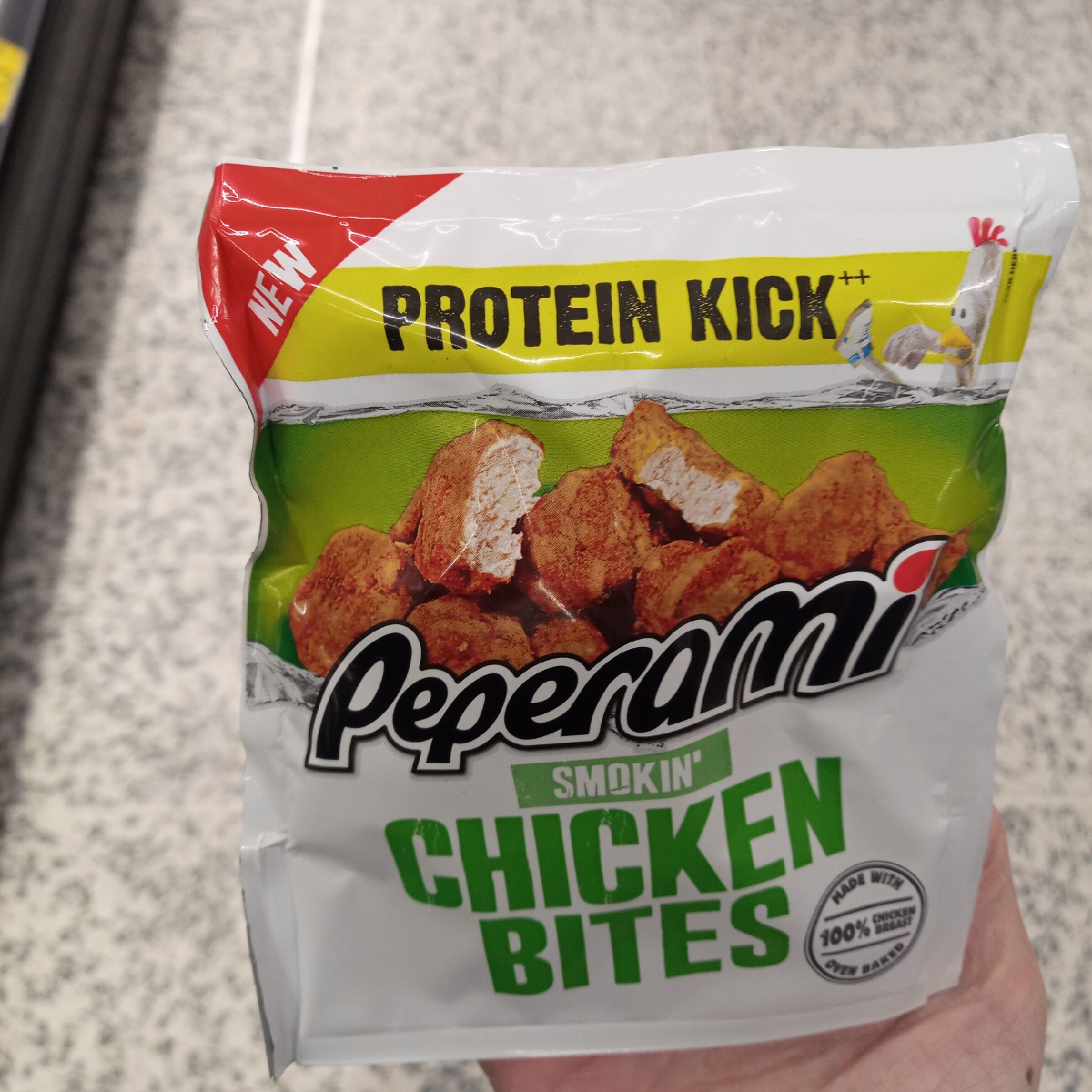 Supersupergirl's Food Reviews peperami protein kick chicken bites