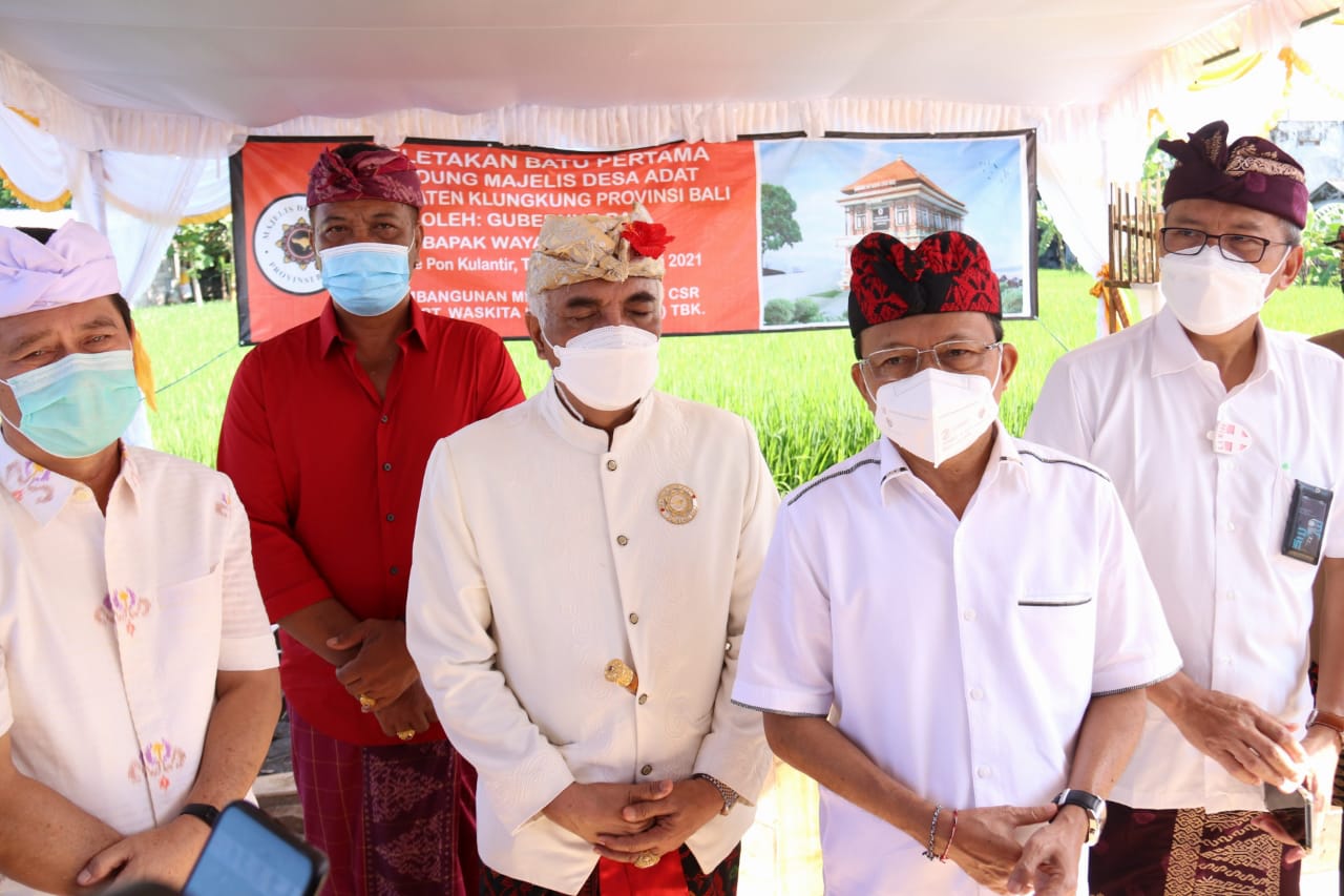 Peletakan Batu Pertama Pembangunan Gedung MDA Kabupaten Klungkung