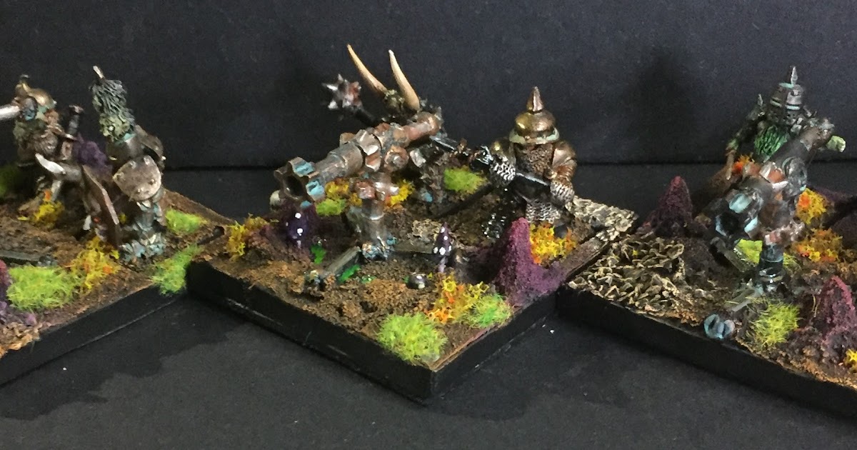 Malacassa's Oldhammer Blog Building Chaos Dwarf Swivel Guns