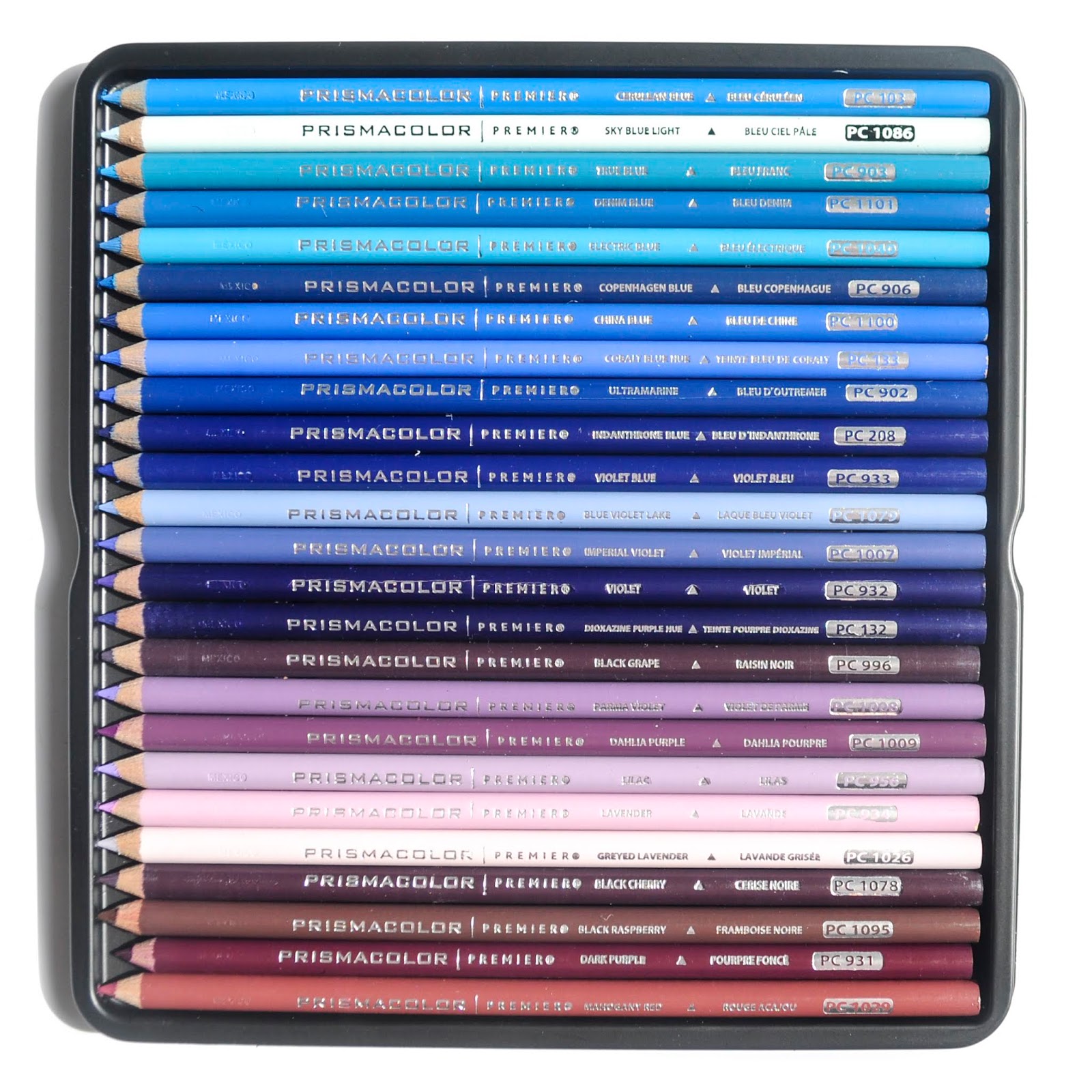 Prismacolor 150 Colored Pencil Color Chart