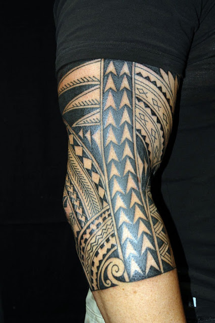 Latest Polynesian Tattoo design on Arms