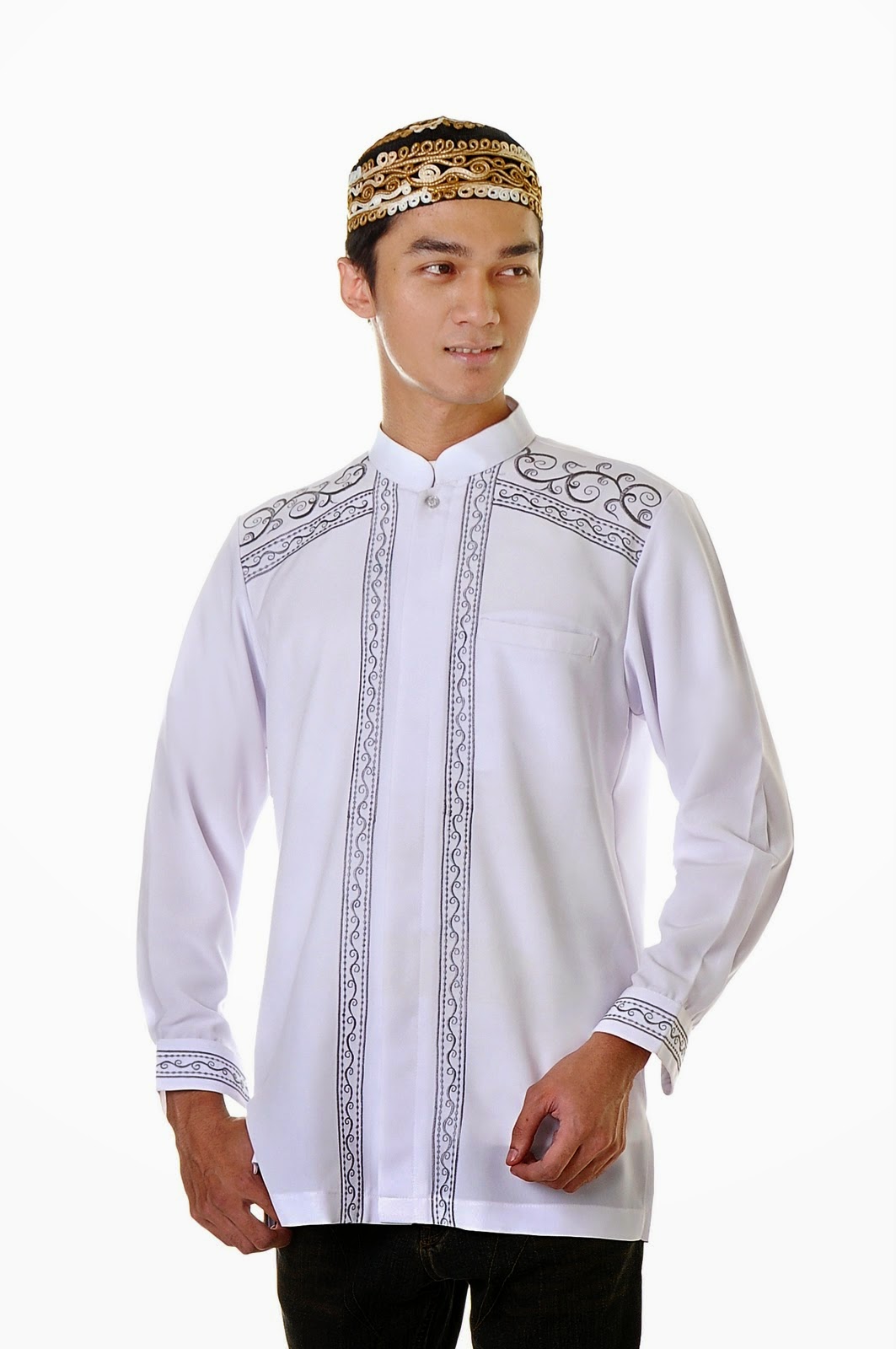 20 Contoh Model  Baju Muslim Pria  Terbaik 2019 Danitailor