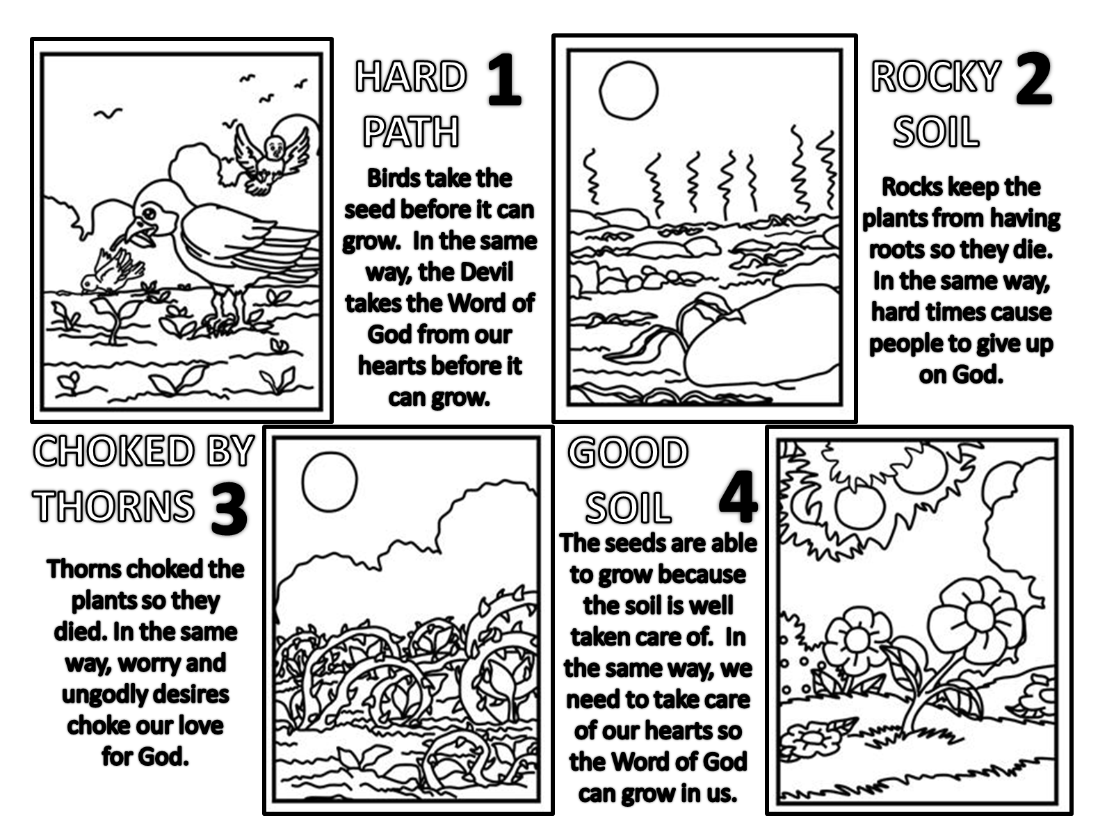Parable Of The Sower Free Printables Parable Of The Sower Free Printables
