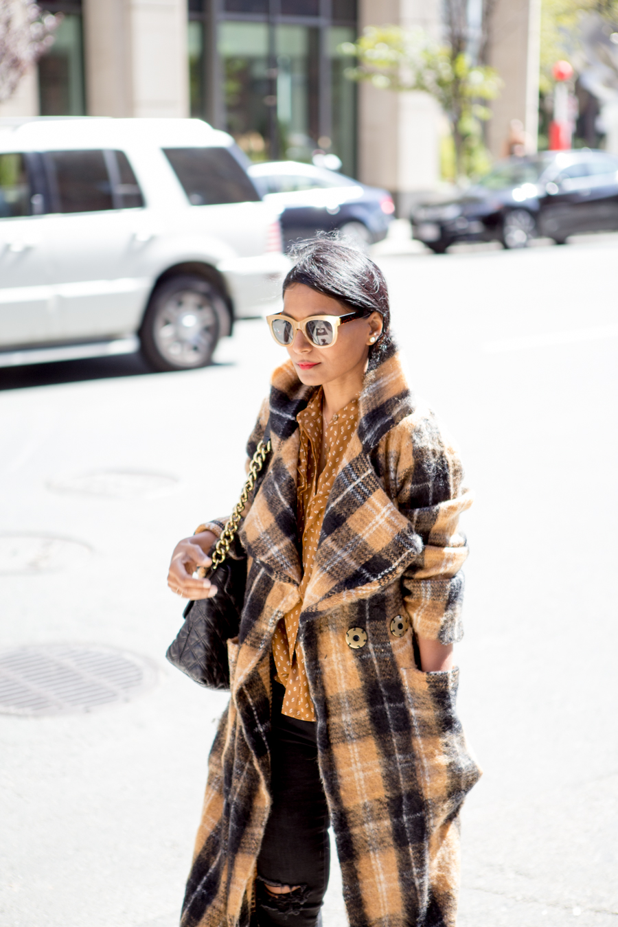 Cute Fall Coats fall fashion, petite style, petite fashion, petite blogger, fall coats, statement coats, fall colors, fall trends, styling tips, free people, ann taylor, leopard pumps, distressed denim, petite jeans, raw hem, fringe jeans, ripped jeans, ag