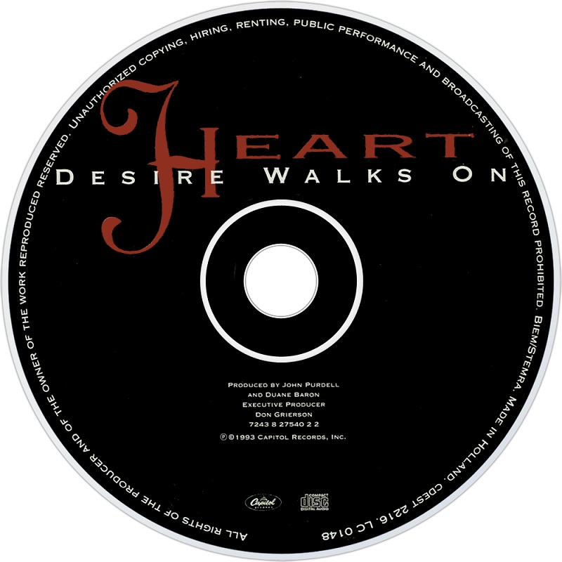 On The Road Again Heart "Desire Walks On"