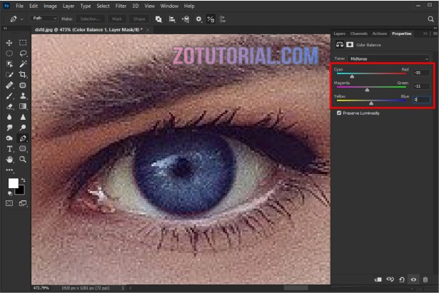 Cara Ganti Warna Mata Dengan Photoshop CS6 / CC