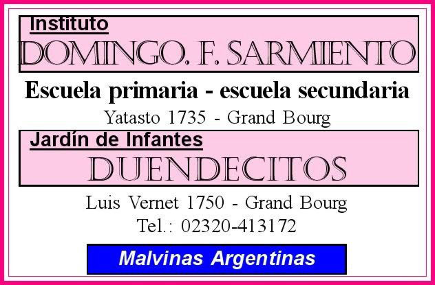Educación es... Instituto Domingo F. Sarmiento. Inst.%2BDomingo%2BF.%2BSarmiento