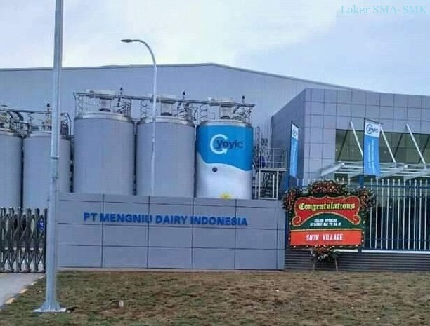 Lowongan Kerja SMA,SMK Kawasan GIIC - PT.Mengniu Dairy Indonesia