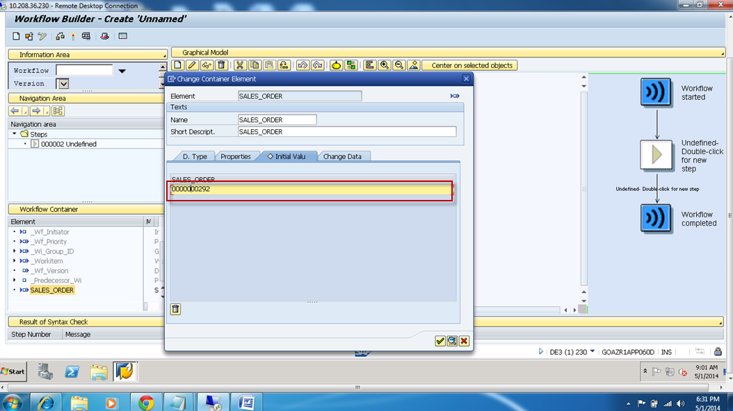 An SAP Consultant SAP Workflow Containers and Binding definitions