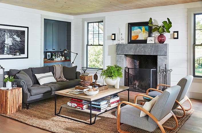 Inside a designer's eclectic Nordic-influenced home!