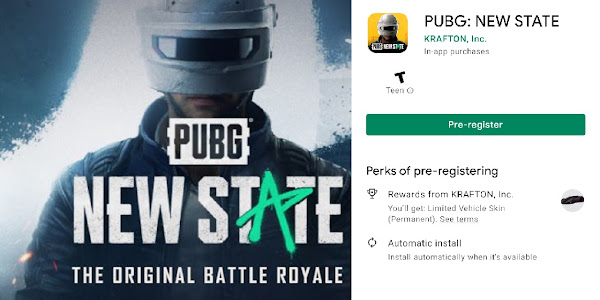 PUBG: New State Pre Registration Link for Indian Gamers - Android/iOS
