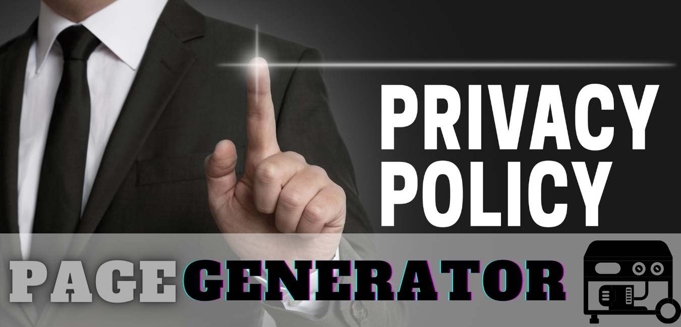 privacy policy page generator compliance with proper legal rights for blogger and wordpreess