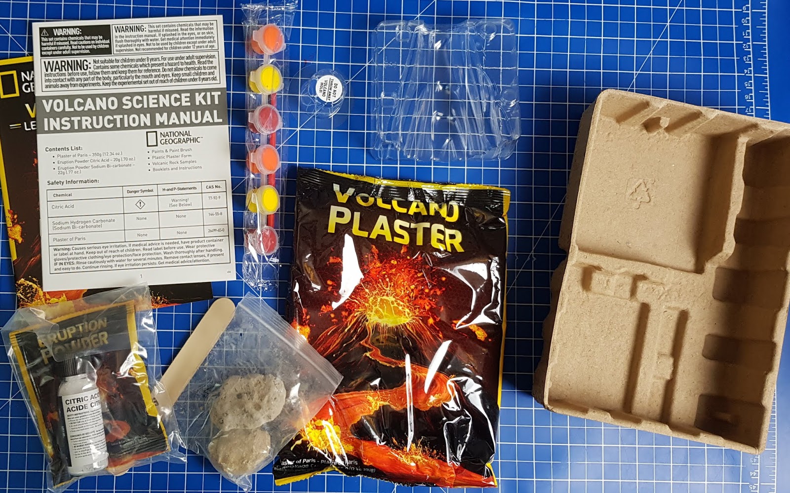 The Brick Castle: National Geographic STEM Build Your Own Volcano Kit  Review (Age 8+) Sent by Bandai