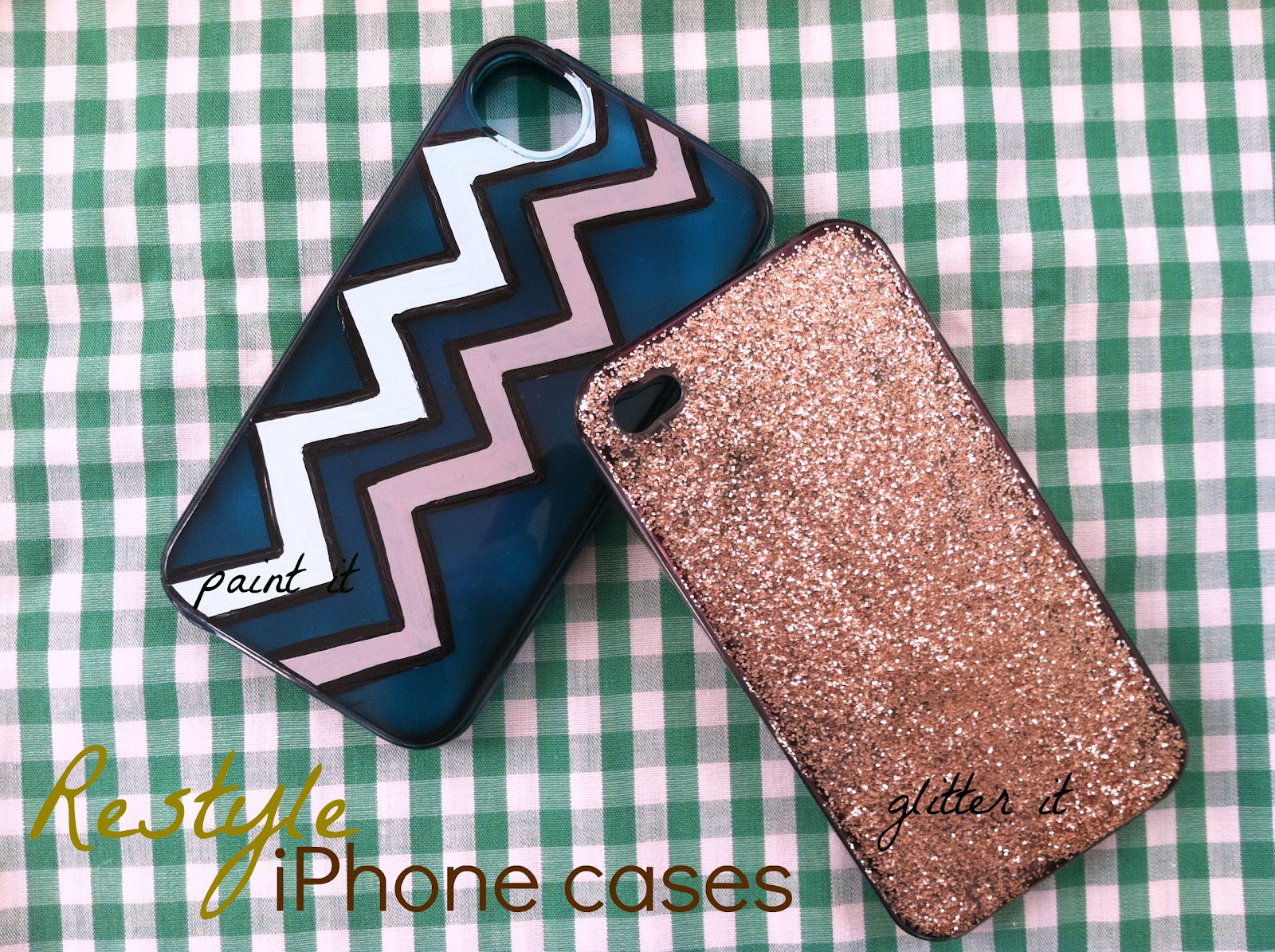 Thoughts Collected DIY restyle old iPhone cases