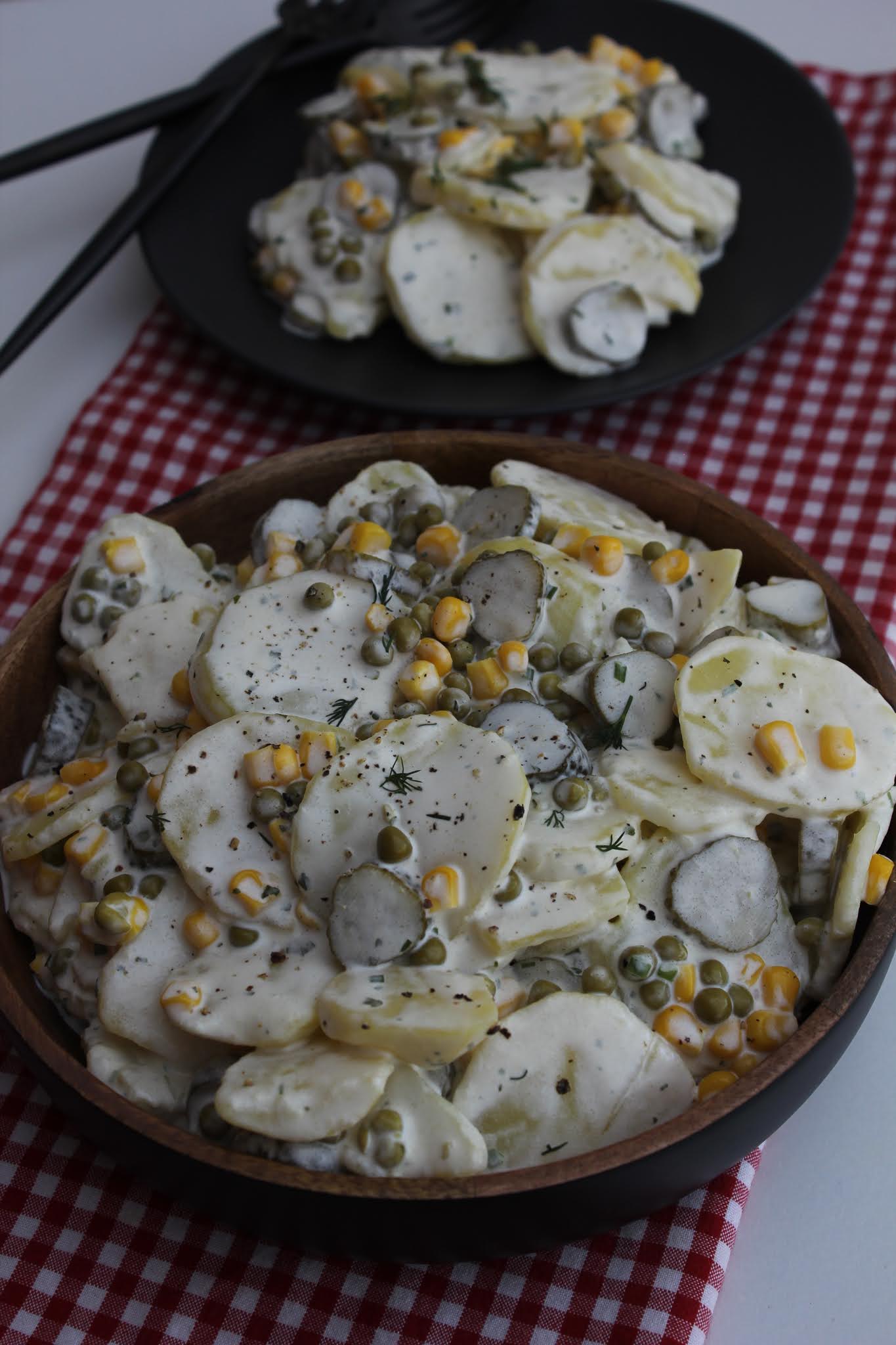 Cremiger Kartoffelsalat mit Mayo