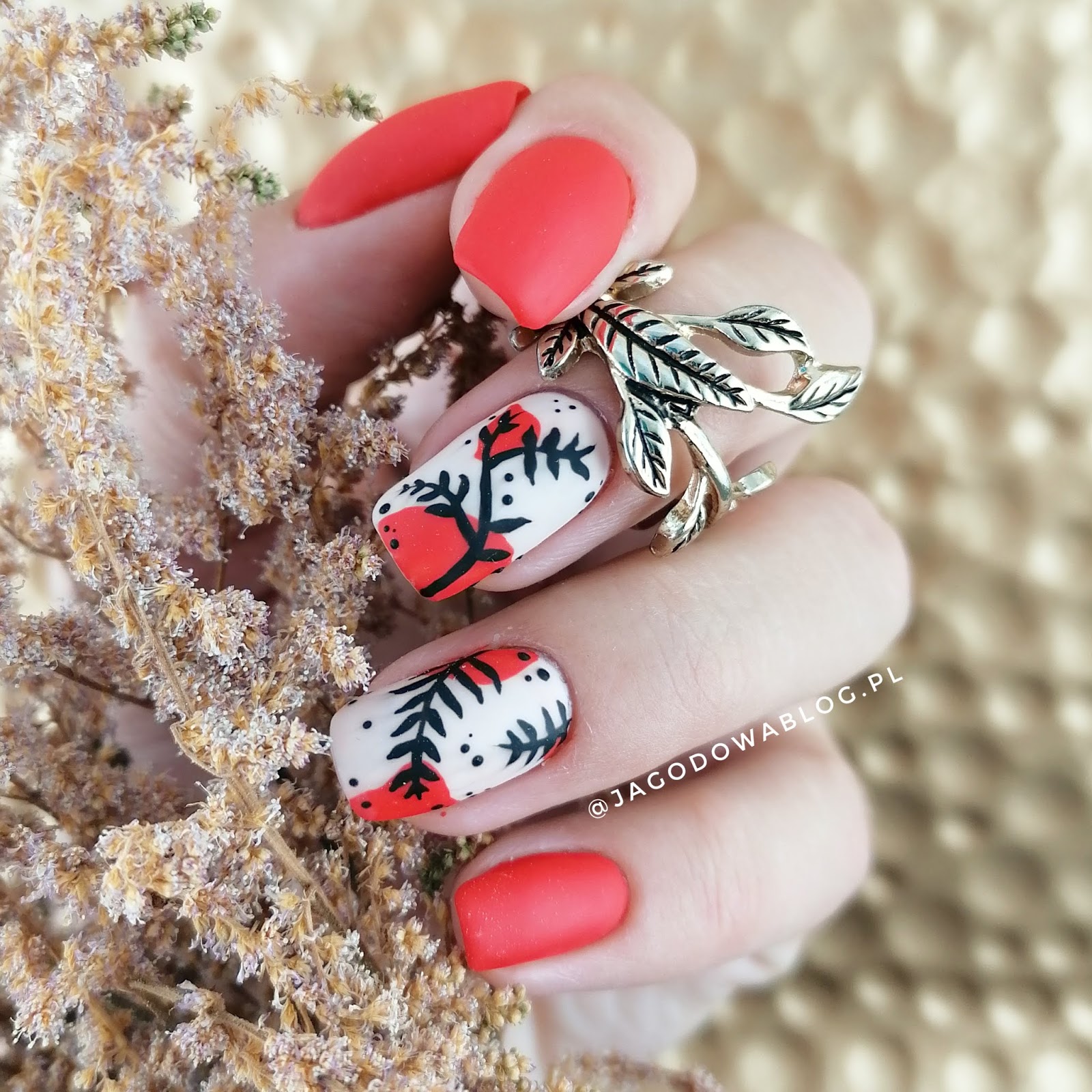 Jagodowablog Pl Jesienne Zdobienie Paznokci