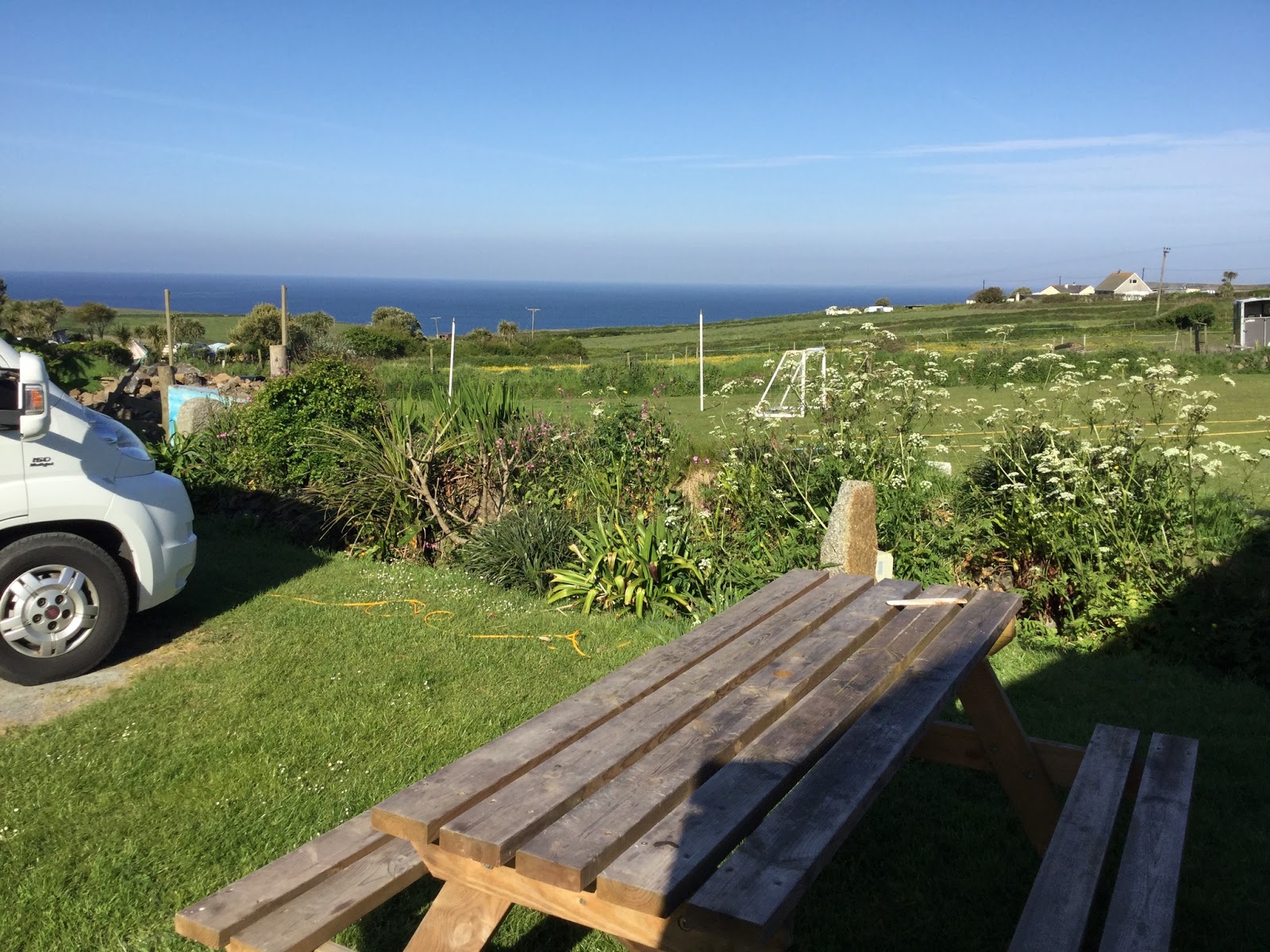 Henry’s Campsite the Lizard Cornwall May 2018