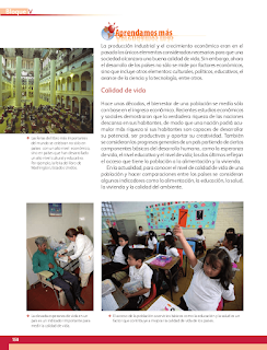 La calidad de vida - Geografía 6to Bloque 5 2014-2015