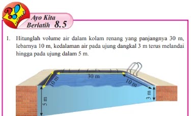 Kunci Jawaban Matematika Kelas 8 Halaman 179 180 Ayo Kita Berlatih 8 5 Menentukan Volume Prisma Wali Kelas Sd