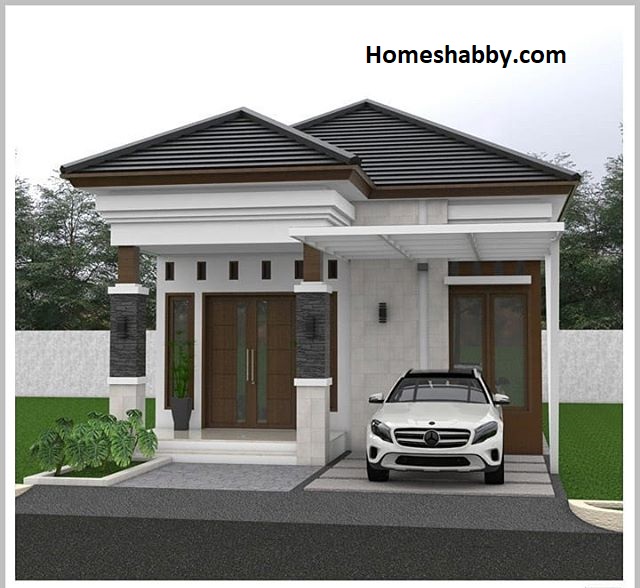 Desain dan Denah Rumah Impian Keluarga Ukuran 6 x 20 M, 3 Kamar Tidur