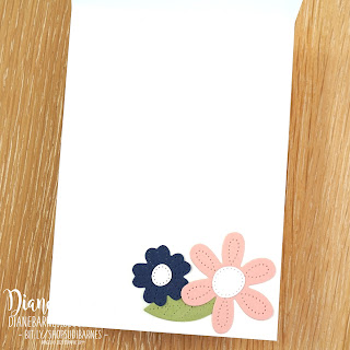 Quick and easy handmade hello card using Stampin Up Pierced Blooms, Stiched Greenery dies, & Biggest Wish stamp set. Card by Di Barnes - Independent Demonstrator in Sydney Australia - 2021-22 Annual Catalogue - colourmehappy -sydneystamper